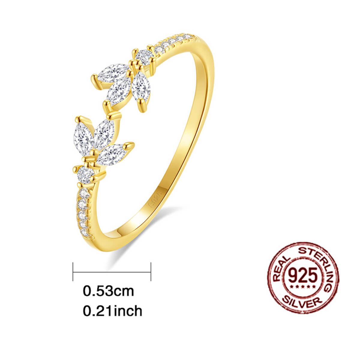 Cat's Eye Adjustable Ring | Micro-Pavé Zircon Sterling Silver Jewelry