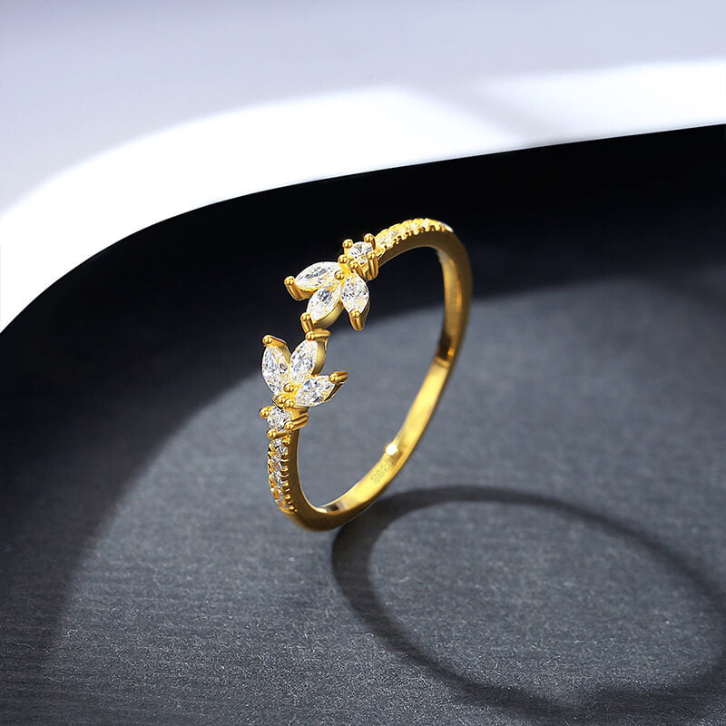 Cat's Eye Adjustable Ring | Micro-Pavé Zircon Sterling Silver Jewelry